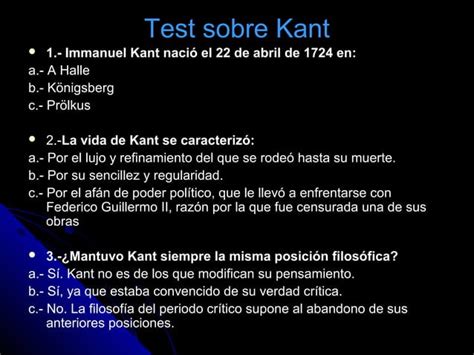 Power Point Immanuel Kant Ppt
