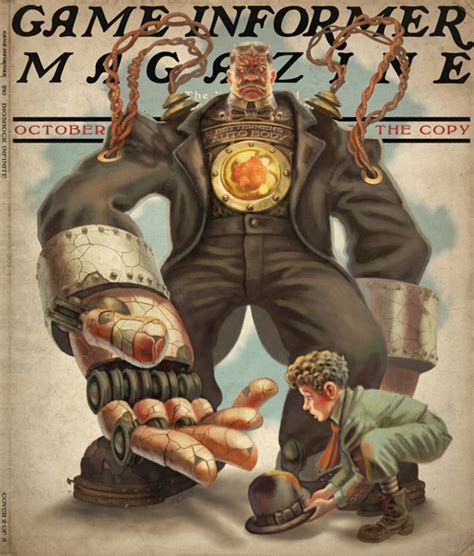 Bioshock Infinite Themed Game Informer Magazine Covers