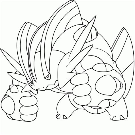 Mega Pokemon Coloring Pages Coloring Home