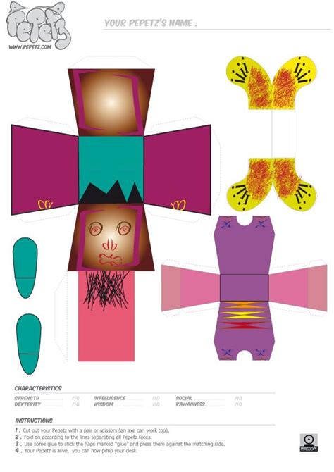 Papertoypepetz Paper Toy Design Paper Toys Paper