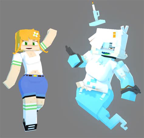 Jenny Mod Amber And Allie Minecraft Fan Art 44883083 Fanpop