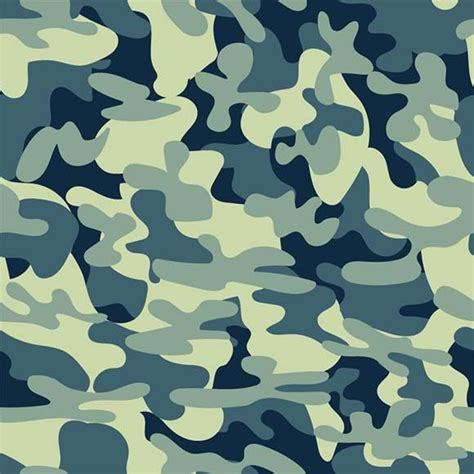 Classic Army Camouflage Seamless Vector Pattern Free Download