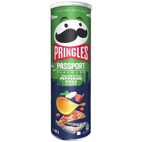 Pringles Passport Flavours Italien Style Pepperoni Pizza 185g 474