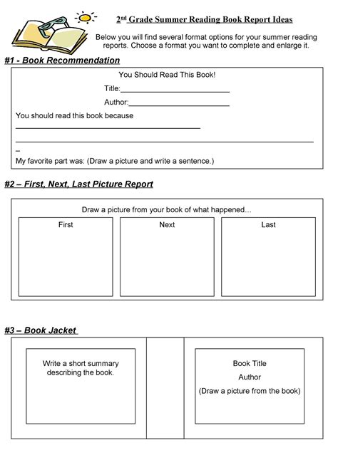 English language arts created date: 30 Book Report Templates & Reading Worksheets