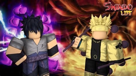 Naruto Vs Sasuke In Shindo Life Youtube