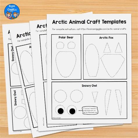 Arctic Animal Templates