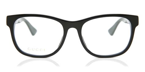 gucci gg0004o 007 eyeglasses in black smartbuyglasses usa