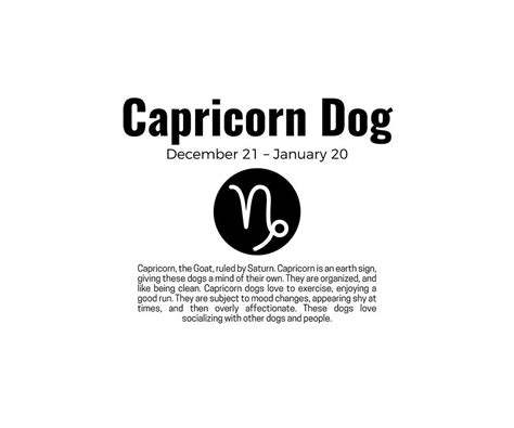 Dog Zodiac Signs Coffee Mug White Capricorn Horoscope