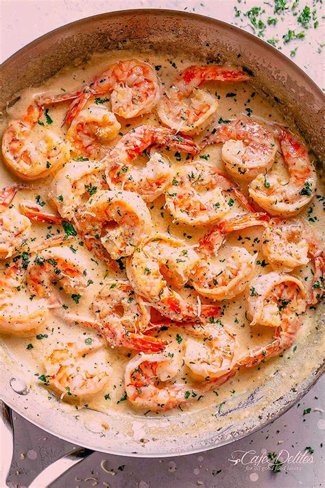 Creamy Garlic Shrimp With Parmesan Is A Deliciously Easy Shrimp Recipe
