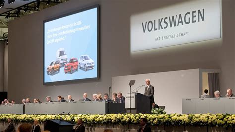 Hauptversammlung Der Volkswagen Ag Annual General Meeting