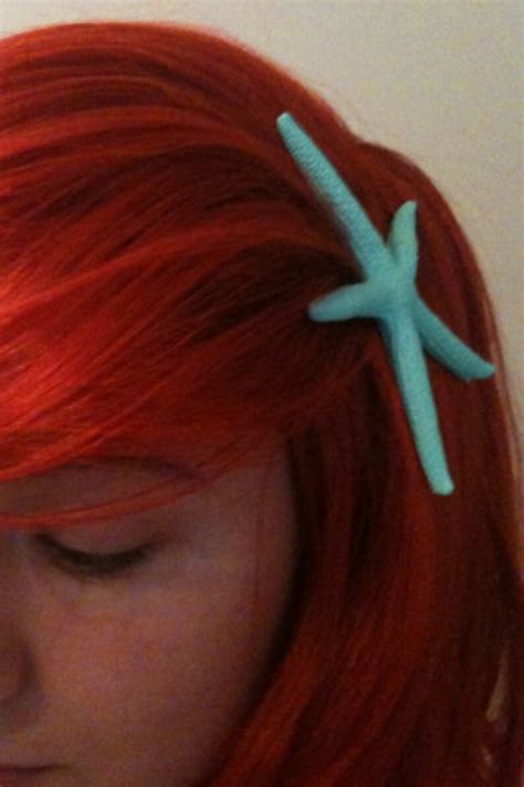 You Chose Ariel The Little Mermaid Starfish Hair Clip Etsy