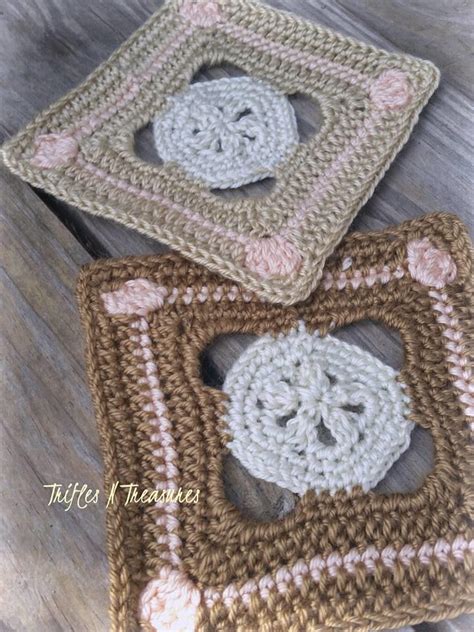 How to crochet a beginner's square. Sandbar Granny Square Crochet Pattern | FaveCrafts.com