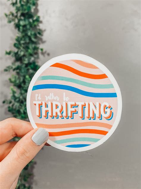 Thrift Shopping Sticker Etsy Cute Stickers Etsy Stickers Sticker