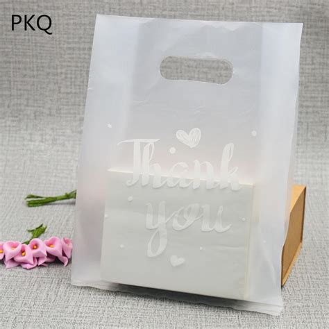 Funny greeting card maker with thank you plastic bags illustrations. Translucent Thank You Print Plastic Gift Bag Favor Jewelry ...
