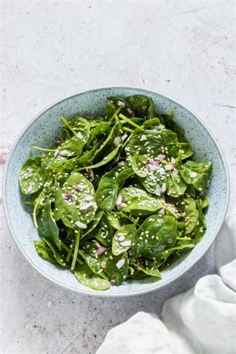 Sesame Spinach Salad Recipe Recipes From A Pantry