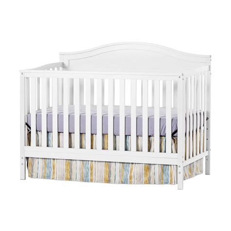 Child Craft 4 In 1 Convertible Baby Crib White Wash Sidney