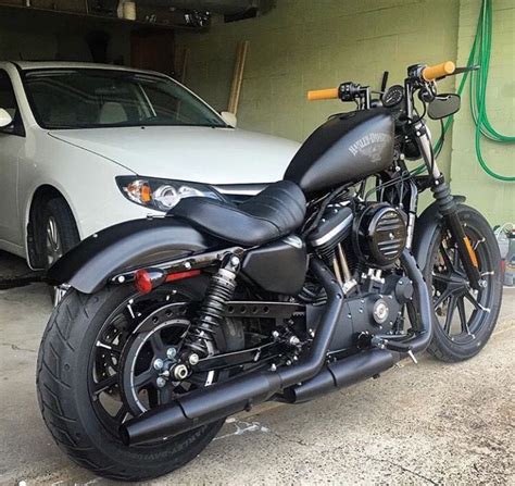 883 Matte Black Black Motorcycle Motorcycle Harley Davidson