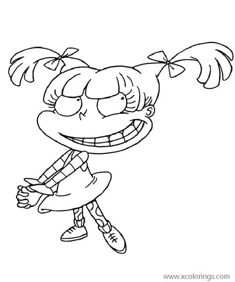 Angelica From Rugrats Coloring Pages