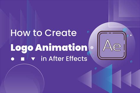 How To Create Logo Animation In After Effects