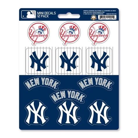 New York Yankees Mlb Baseball Vinyl Die Cut Car Decal Sticker Free