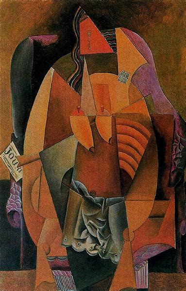 Woman With A Shirt Sitting In A Chair 1913 Pablo Picasso WikiArt Org