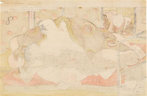 isoda koryusai 1735 1790 two shunga woodblock prints edo period 18th century fine