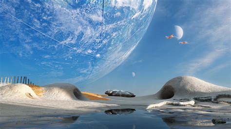 Wallpaper Science Fiction Planet Landscape 72 Images