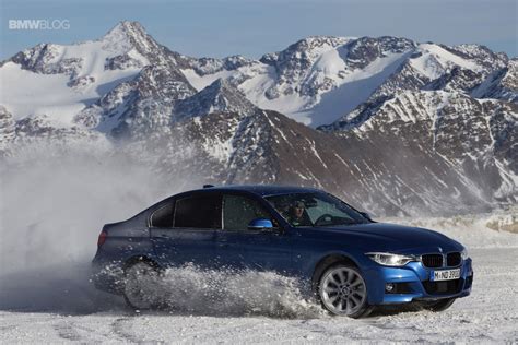 Bmw 335d Xdrive Lci With M Sport Package Playing In Snow