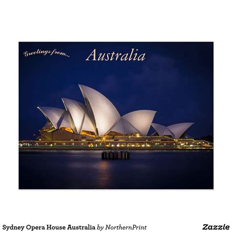 Sydney Opera House Australia Postcard Sydney Opera House
