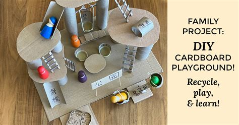 Diy Miniature Cardboard Playground For Playful Language Learning
