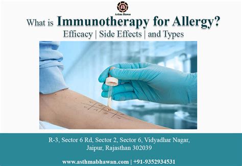 What Is Immunotherapy For Allergy Efficacy Side Effects Types