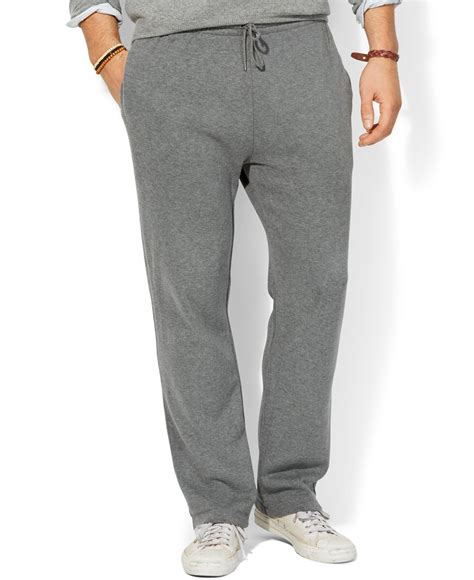Polo Ralph Lauren Big And Tall French Rib Sweatpants In Gray For Men Lyst