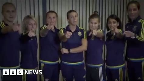 Ukraine Women S Football Clip Prompts Online Sexism Row Bbc News