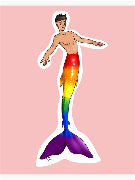 Gay Mermen Poster For Sale By Tufta Redbubble