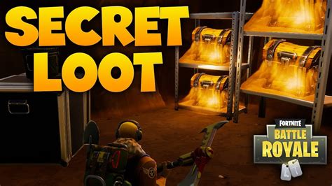 Secret Loot Locations Fortnite Battle Royale Best Loot Locations Youtube