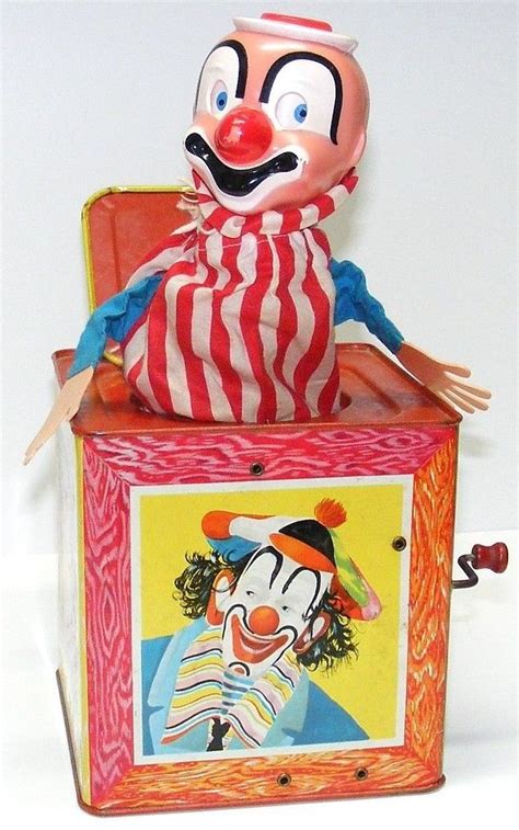 Jack In The Box Pop Up Clown 1961 By Mattel Jack In The Box Box