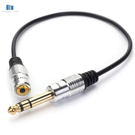 1 4 Inch To 3 5mm Stereo Adapter Cable 6 35mm Trs Male To 3 5mm Female Quarter Inch Headphone