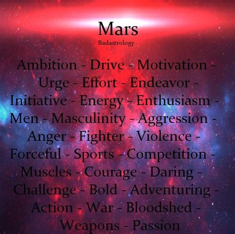 It is a dense and fiery planet with immense additional significations related to the mars in astrology. Best 25+ Mars astrology ideas on Pinterest | Neptune ...