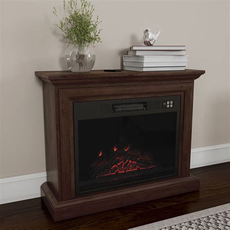 Freestanding Electric Fireplace Portable Remote Control Led Flames