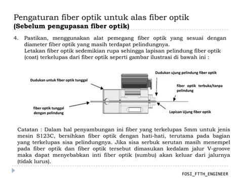 Instruksi Penyambungan Fiber Optik Ppt