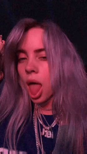Billie Eilish Tongue Out Billie Eilish Tongue Out Cute Discover Share GIFs