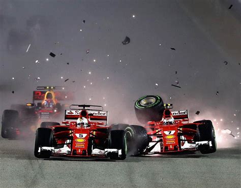 July 18, 2021, 9:06 am. Singapore GP crash: Best pics as Vettel, Raikkonen and ...
