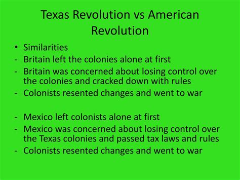 Ppt Texas Revolution Powerpoint Presentation Free Download Id2560538