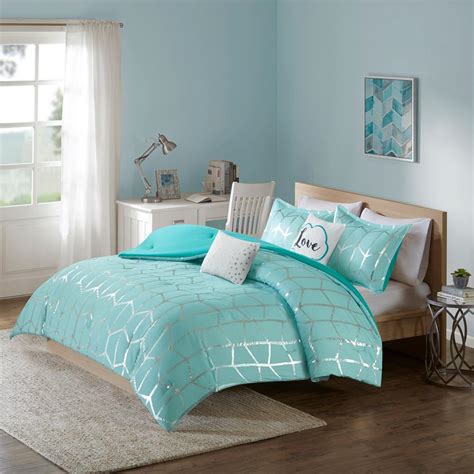 We researched the best comforter sets that'll instantly upgrade your bed with style and comfort. Intelligent Design Khloe 5-Piece Aqua/Silver Full/Queen ...
