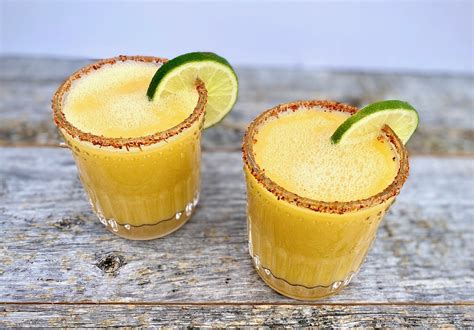 Spicy Mango Margaritas With Chili Lime Rim The Art Of Food And Wine