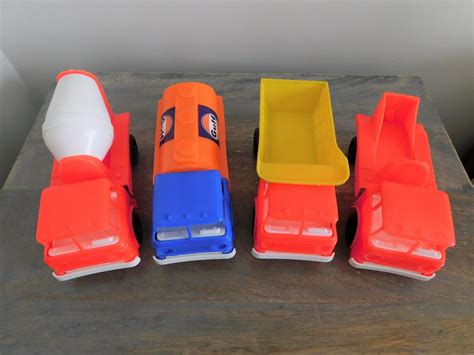 Vintage S Gay Toys Inc Set Of Four Plastic Toy Etsy