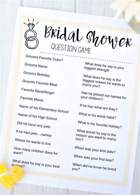 Bridal Shower Game Printables One Thing That Bridal Shower Guests Have Come To Expect Are Games