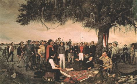 mexican general santa anna surrenders to texan sam houston at the battle of san jacinto 21