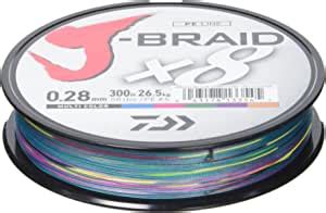 Daiwa J Braid Braid M Multi Colour Filo Da Pesca Intrecciato