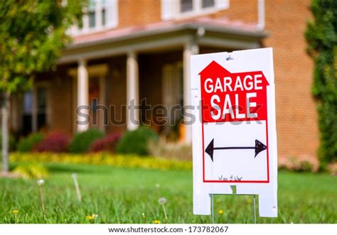 Garage Sale Sign Stock Photo Edit Now 173782067